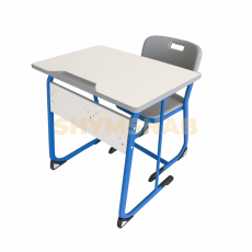 ОДНОМЕСТНАЯ ШКОЛЬНАЯ  ПАРТА И СТУЛЬЯ ФИКСИРОВАННАЯ - ТОО «Шым Снаб 13»